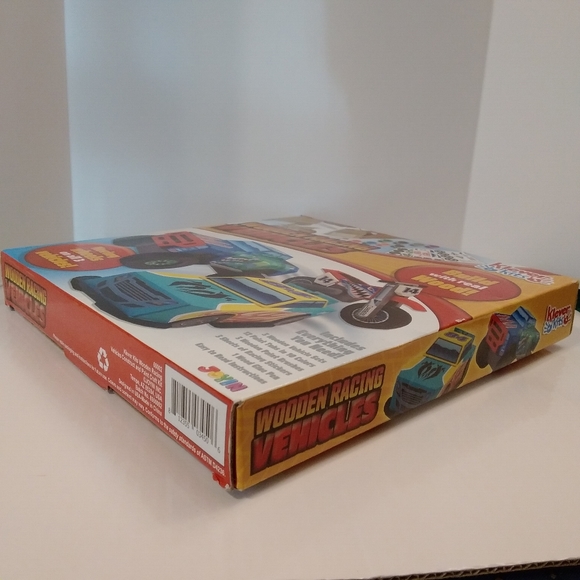 JOYIN Klever Kits WOODEN RACING VEHICLES KIT Kids Craft Build & Paint Your Own - Picture 6 of 8